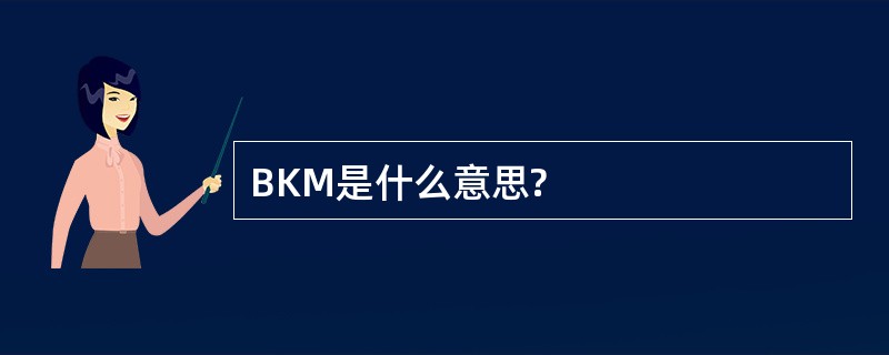 BKM是什么意思?