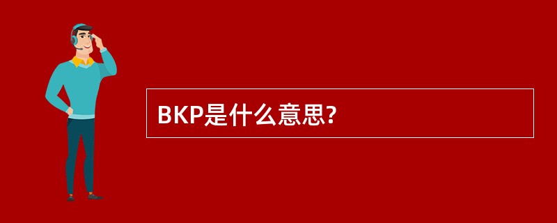 BKP是什么意思?