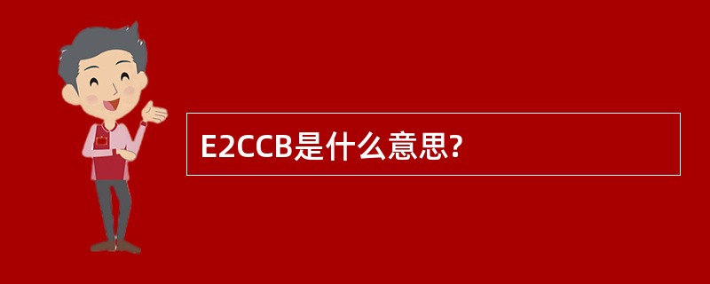 E2CCB是什么意思?