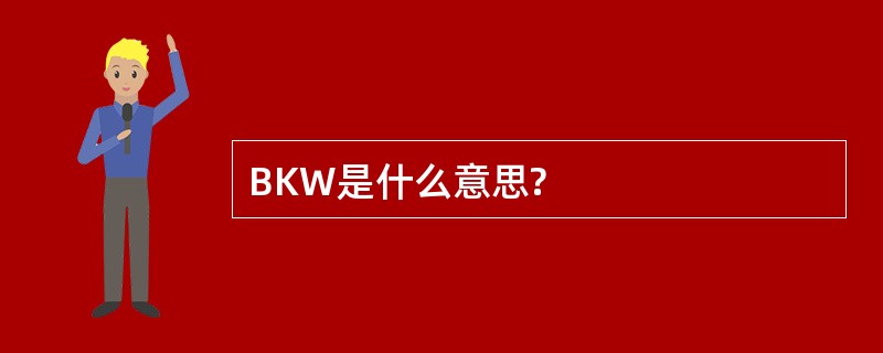 BKW是什么意思?