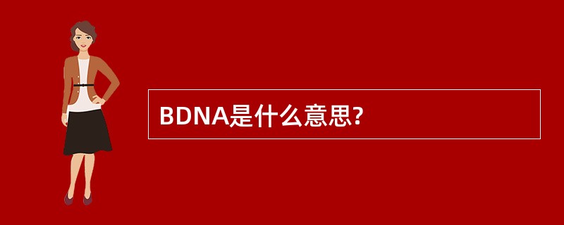 BDNA是什么意思?