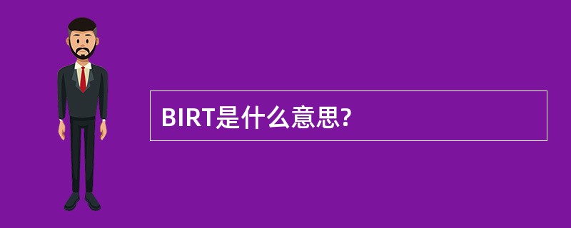 BIRT是什么意思?