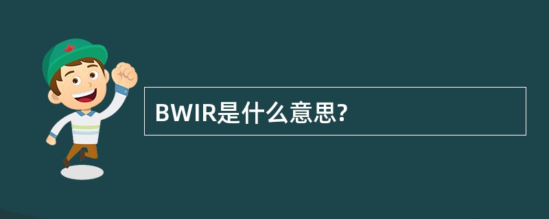 BWIR是什么意思?