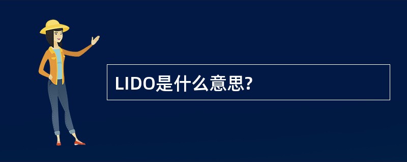 LIDO是什么意思?