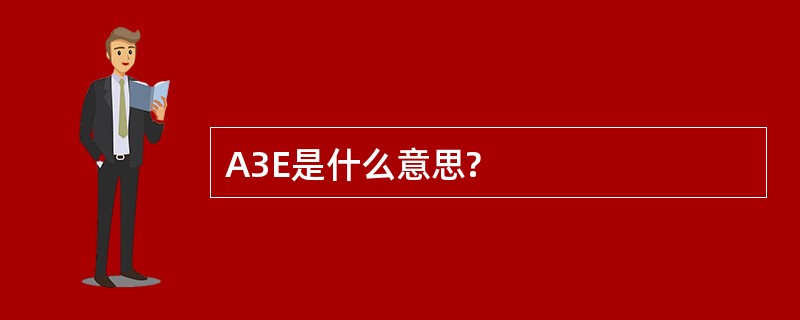 A3E是什么意思?