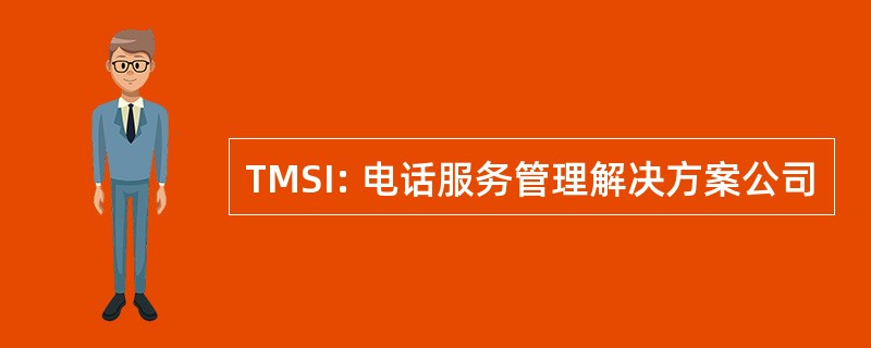 TMSI: 电话服务管理解决方案公司