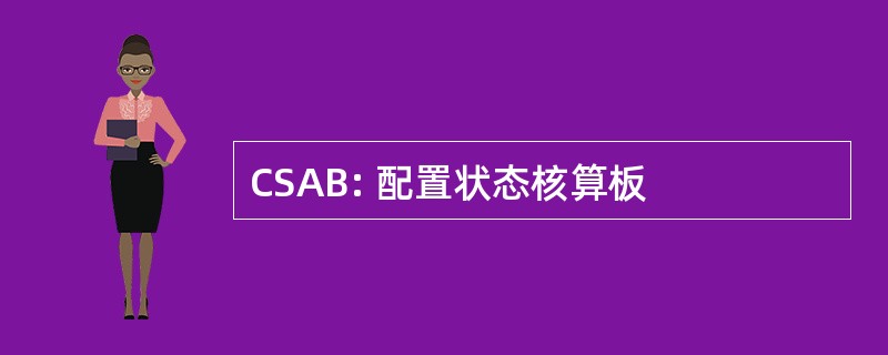 CSAB: 配置状态核算板