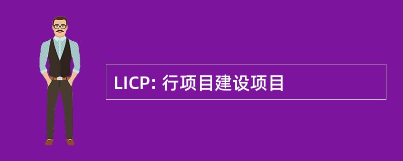 LICP: 行项目建设项目