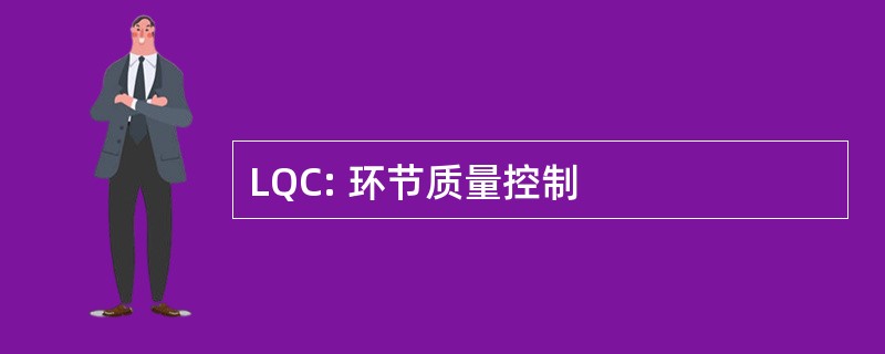 LQC: 环节质量控制