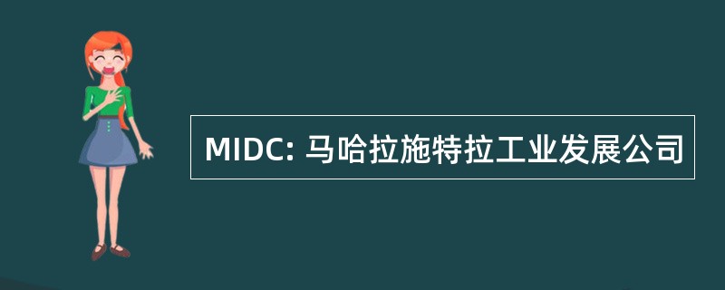 MIDC: 马哈拉施特拉工业发展公司