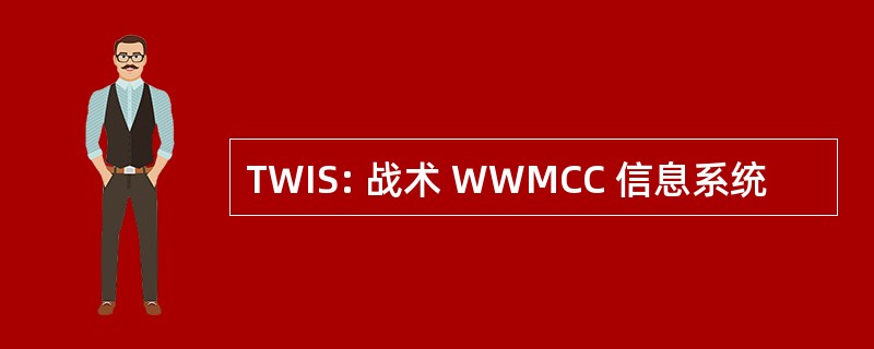 TWIS: 战术 WWMCC 信息系统