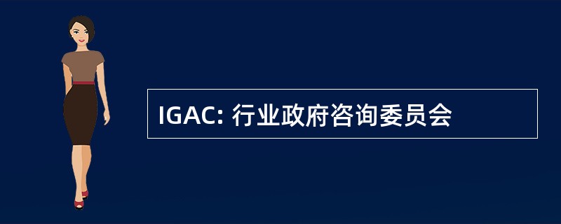 IGAC: 行业政府咨询委员会