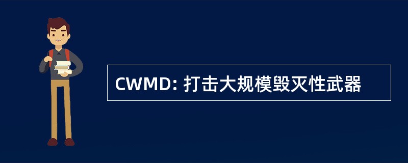 CWMD: 打击大规模毁灭性武器