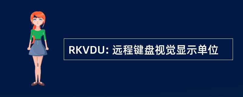 RKVDU: 远程键盘视觉显示单位