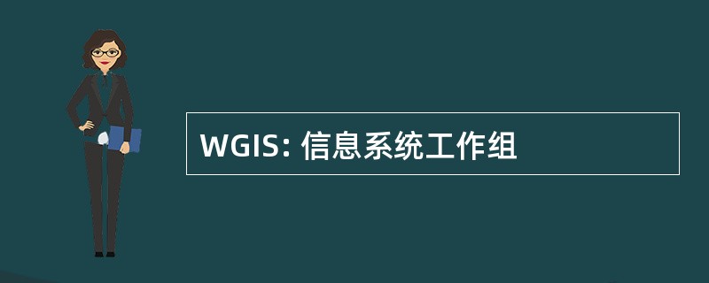 WGIS: 信息系统工作组