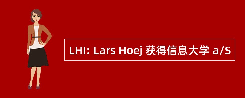 LHI: Lars Hoej 获得信息大学 a/S