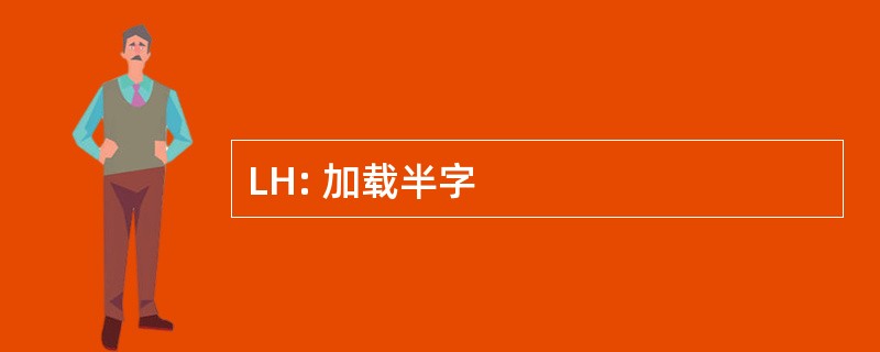 LH: 加载半字