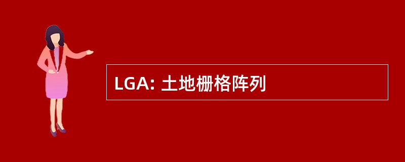 LGA: 土地栅格阵列