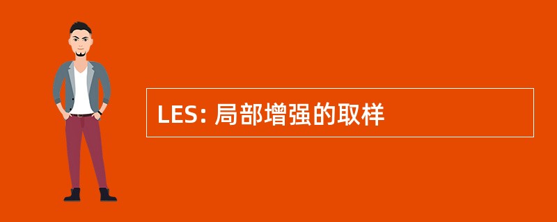 LES: 局部增强的取样