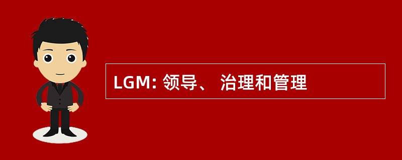 LGM: 领导、 治理和管理