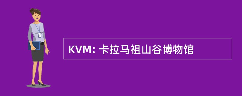 KVM: 卡拉马祖山谷博物馆