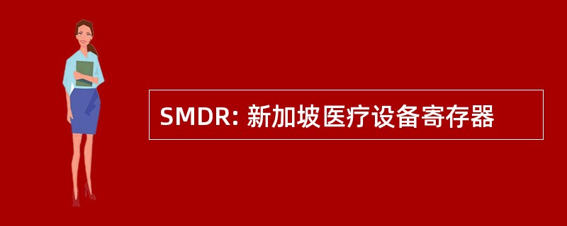 SMDR: 新加坡医疗设备寄存器