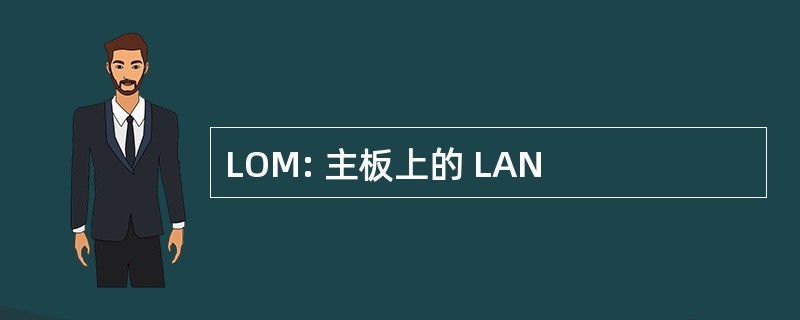 LOM: 主板上的 LAN