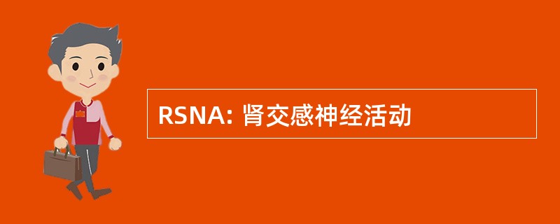 RSNA: 肾交感神经活动