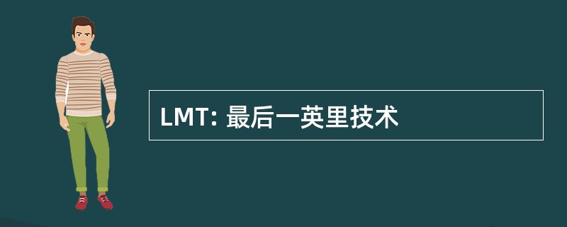 LMT: 最后一英里技术