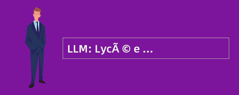 LLM: LycÃ © e Louis Massignon