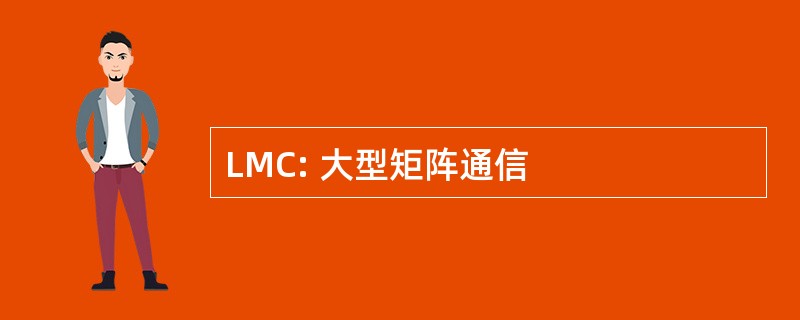 LMC: 大型矩阵通信