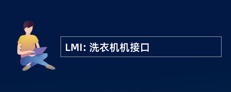 LMI: 洗衣机机接口