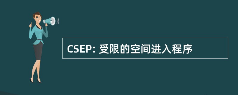 CSEP: 受限的空间进入程序