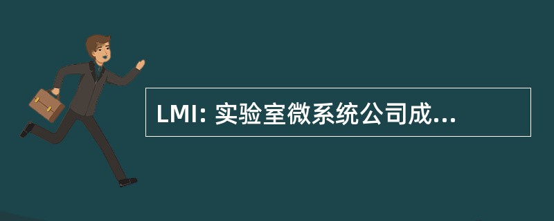 LMI: 实验室微系统公司成立为法团