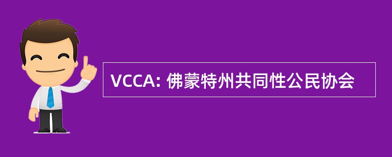 VCCA: 佛蒙特州共同性公民协会