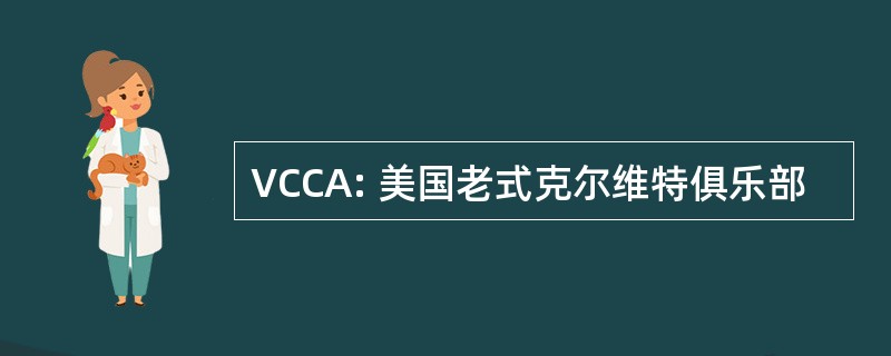 VCCA: 美国老式克尔维特俱乐部