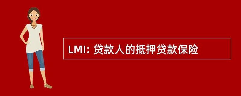 LMI: 贷款人的抵押贷款保险