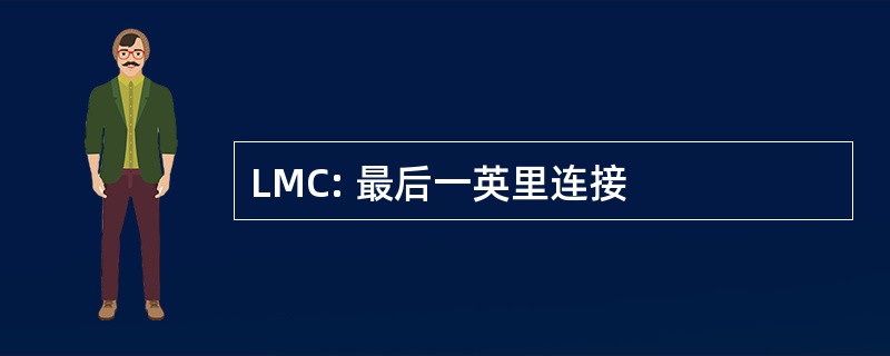 LMC: 最后一英里连接