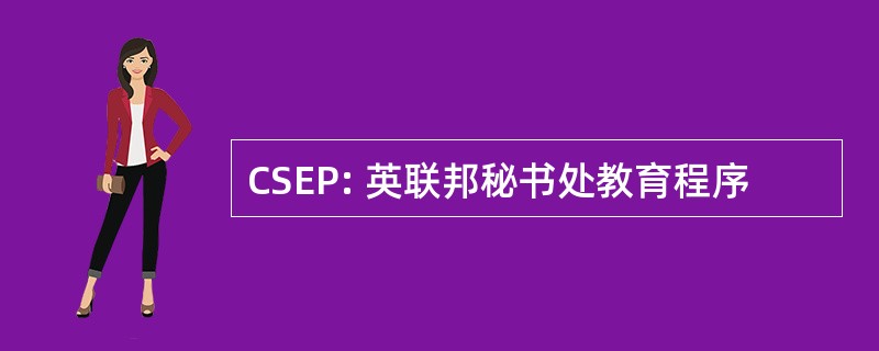 CSEP: 英联邦秘书处教育程序