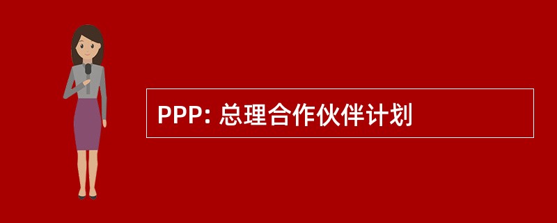 PPP: 总理合作伙伴计划