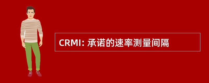 CRMI: 承诺的速率测量间隔