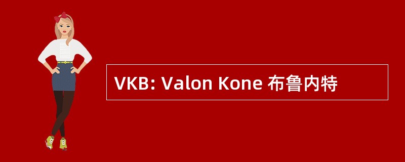 VKB: Valon Kone 布鲁内特