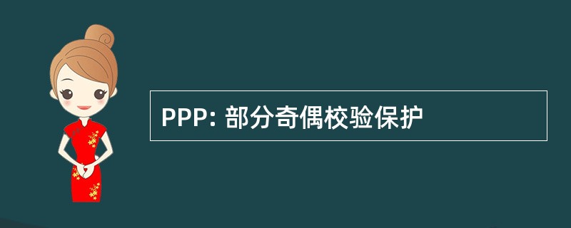 PPP: 部分奇偶校验保护