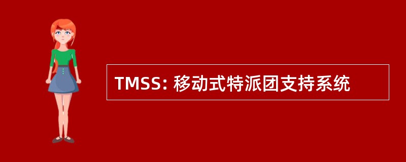 TMSS: 移动式特派团支持系统