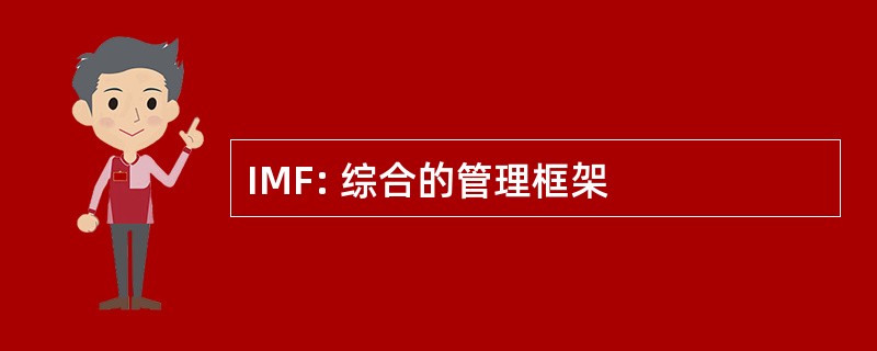 IMF: 综合的管理框架