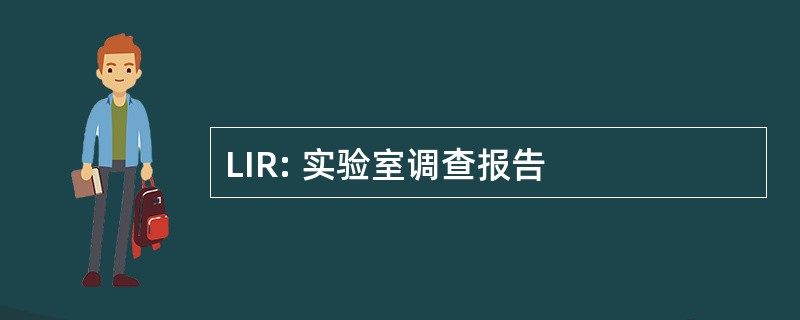 LIR: 实验室调查报告