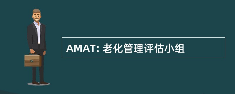 AMAT: 老化管理评估小组