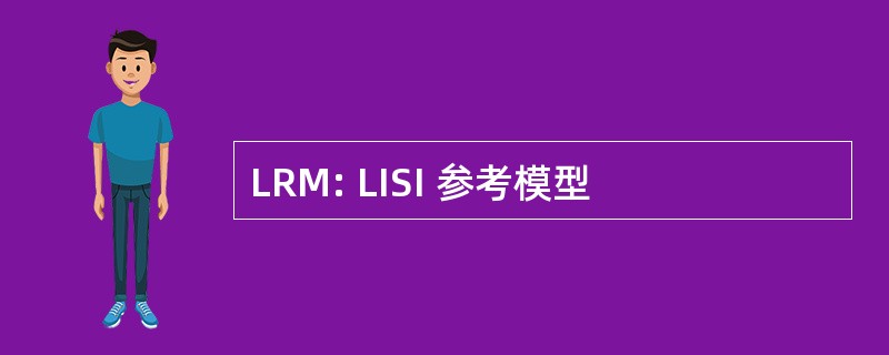 LRM: LISI 参考模型