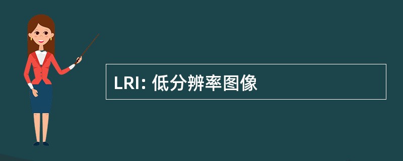 LRI: 低分辨率图像