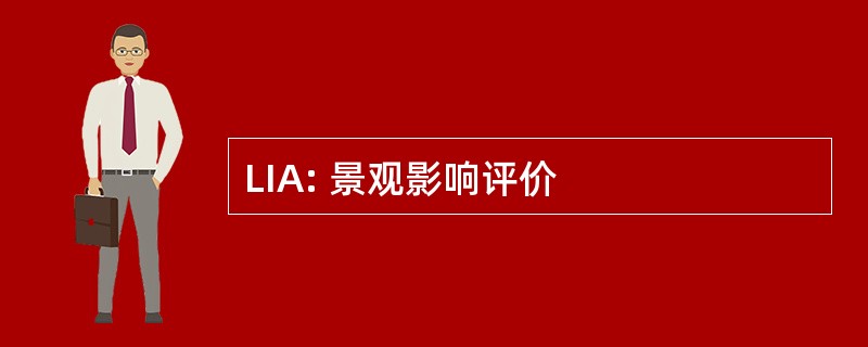 LIA: 景观影响评价